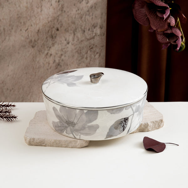 Medium Date Bowl Form Marisella - Grey + Silver