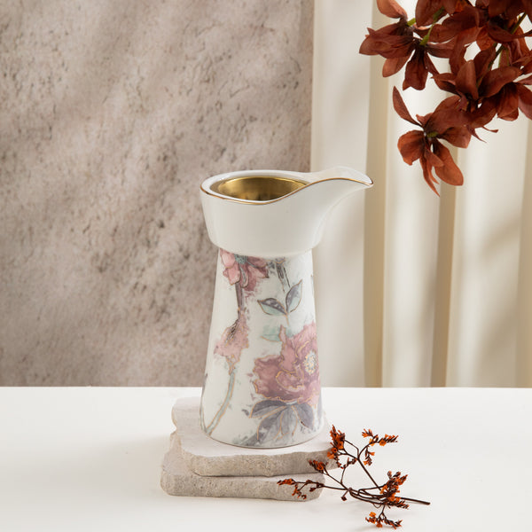 Porcelain Incense Burner Form Khuzama - Red + Gold