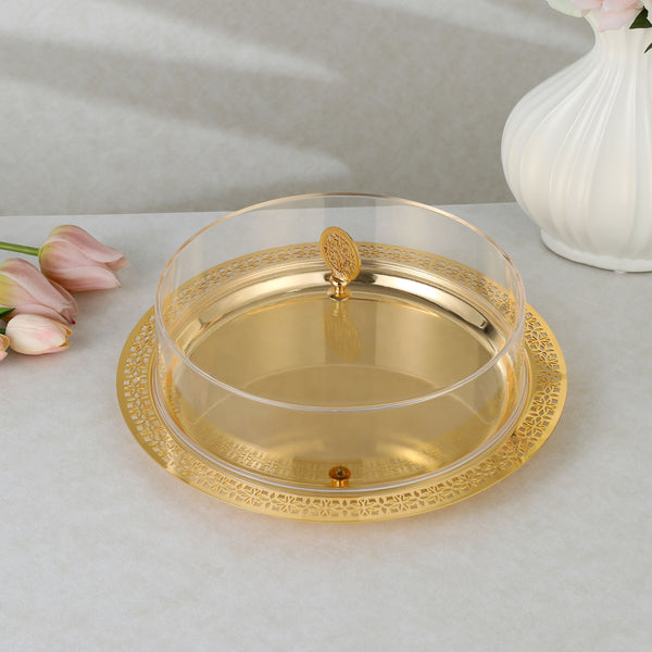 luxury oval tray - Gold