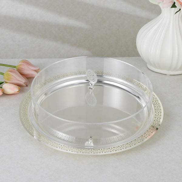 luxury oval tray - Silver