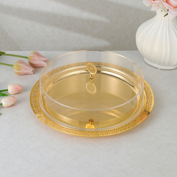 luxury oval tray - Gold