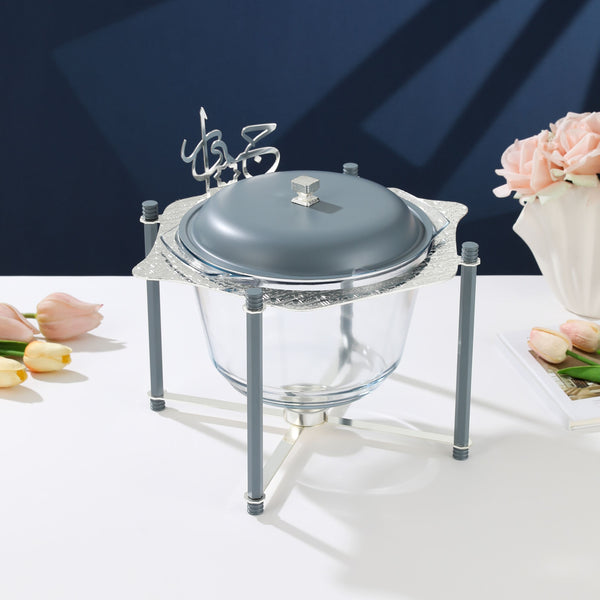 Serving Buffet From Jiwar - Light Green + Silver