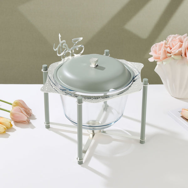 Serving Buffet From Jiwar - Blue + Silver