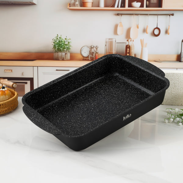 ELITE-EDGE RECTANGULAR PAN 34CM-GRAY