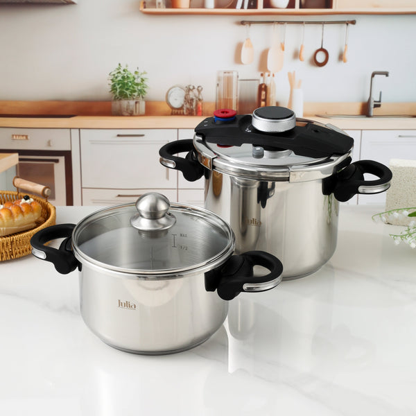 STAINLESS STEEL PRESSURE COOKER 22CM-5L&7L