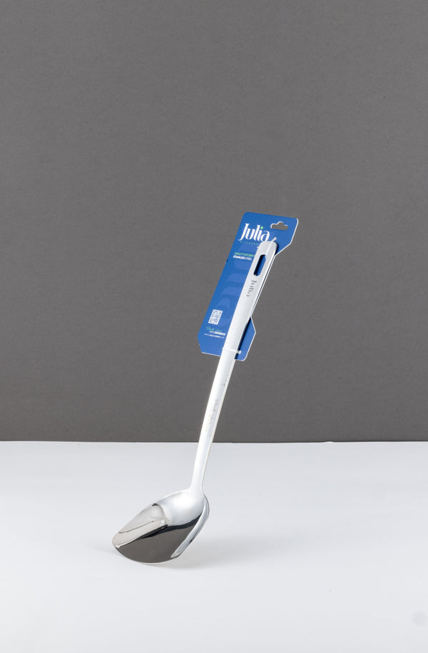 STAINLESS STEEL WIDE TURNER LONG HANDLE-SILVER