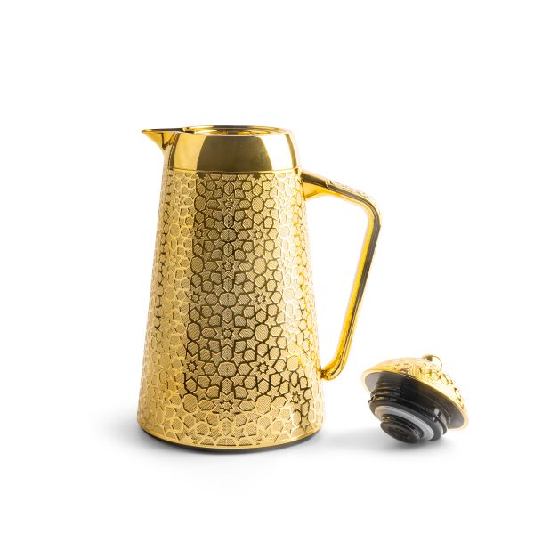 Vacuum Flask For Tea And Coffee From Crown - Gold