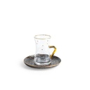 Tea Glass Sets From Crown - Black