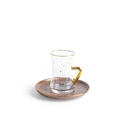 Tea Glass Sets From Crown - Brown