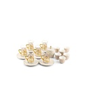 Tea And Coffee Set 19pcs From Diwan -  Beige